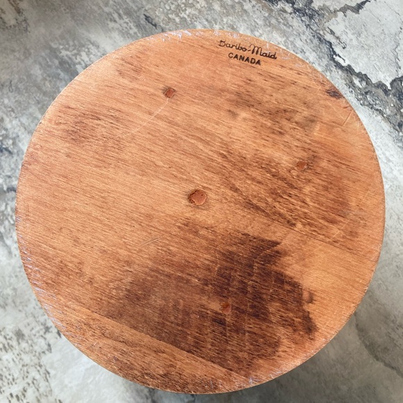 Vintage Wooden Baribeau Ice Bucket - Picture 9 of 11